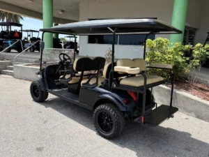 2017 E Z GO L6 Gas Kawasaki Street Legal Golf Cart for Sale (2)