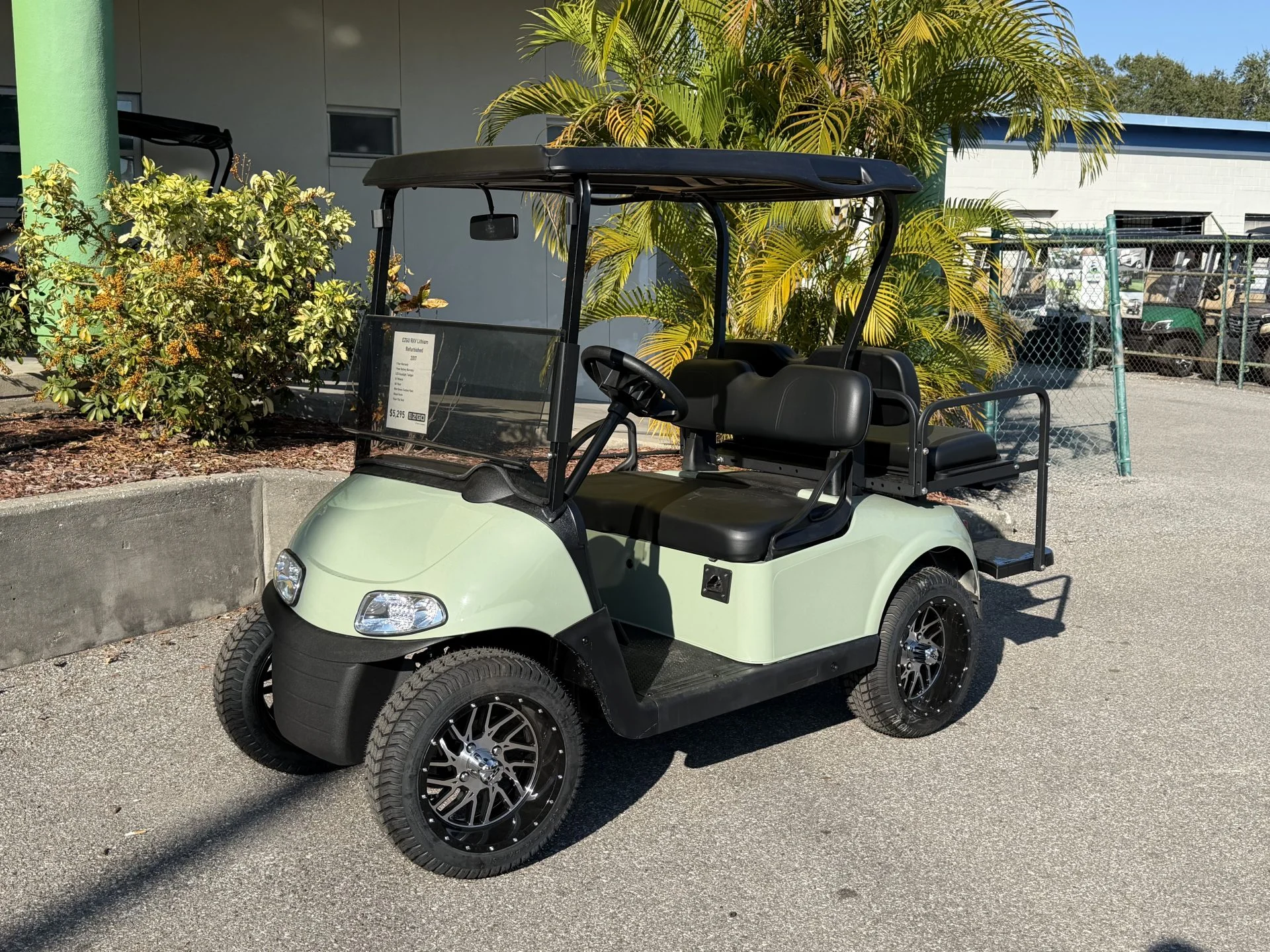 2017 E Z GO RXV Elite Lithium Golf Cart for Sale (Mint Green)297 (1)