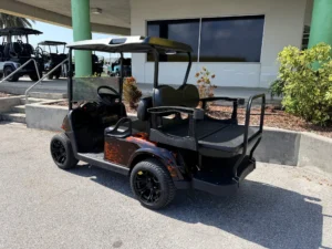 2020 E Z GO RXV Elite Lithium Custom Flame Golf Cart for Sale206 (2)