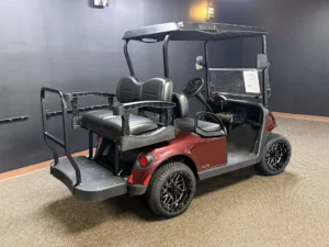 2020 E Z GO RXV Elite Lithium Golf Cart for Sale (Burgundy)217 (2)