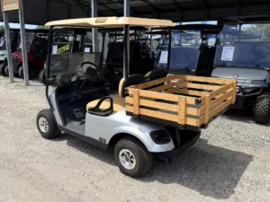 2020 E Z GO TXT Utility Gas Golf Cart for Sale (Platinum Silver)146 (2)
