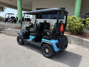 2022 Evolution D5 Ranger 4 Golf Cart for Sale (Sky Blue)113 (2)