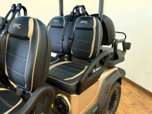 2026 Epic E60FX Champagne Golf Cart for Sale (3)