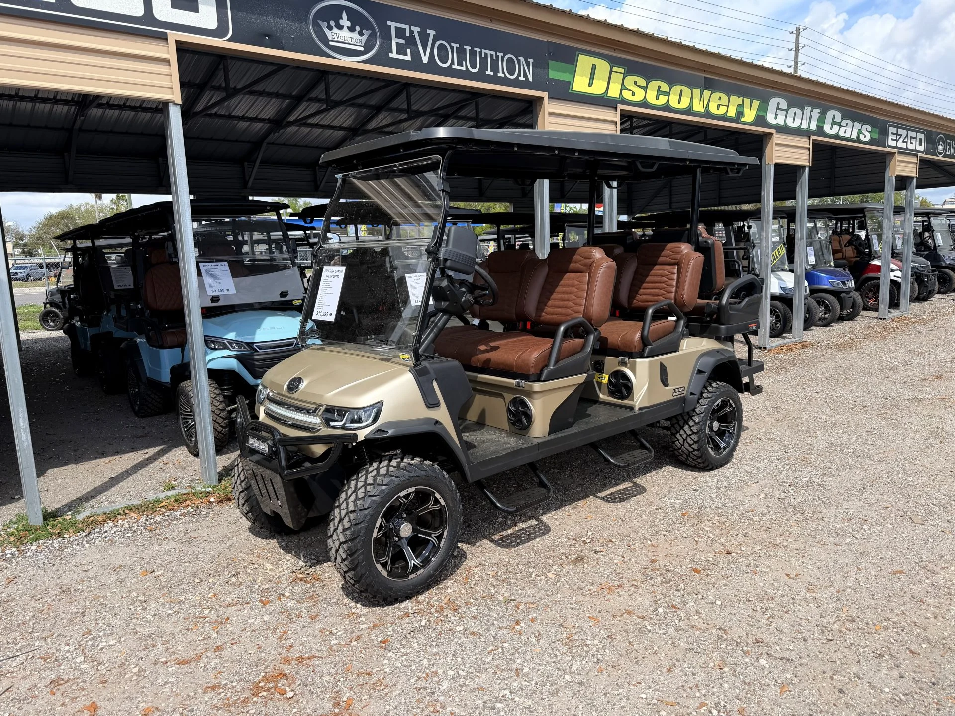 2026 Tara Summit Air 4+2 Lifted Lithium 160AH Golf Cart for Sale240 (1)