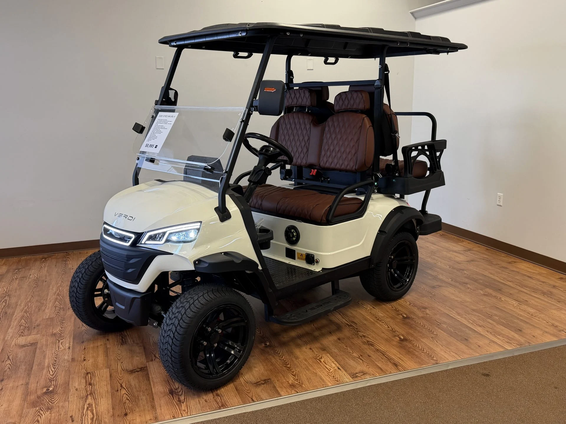 2026 Verdi Malibu S4 Golf Cart for Sale (White) (1)