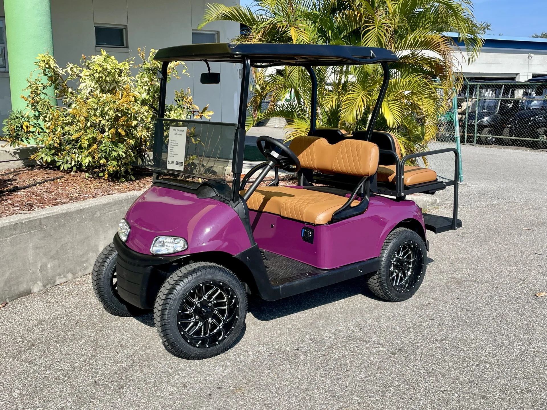 2020 E Z GO RXV Elite Lithium Plum Golf Cart for Sale (Plum Purple)310 (1)