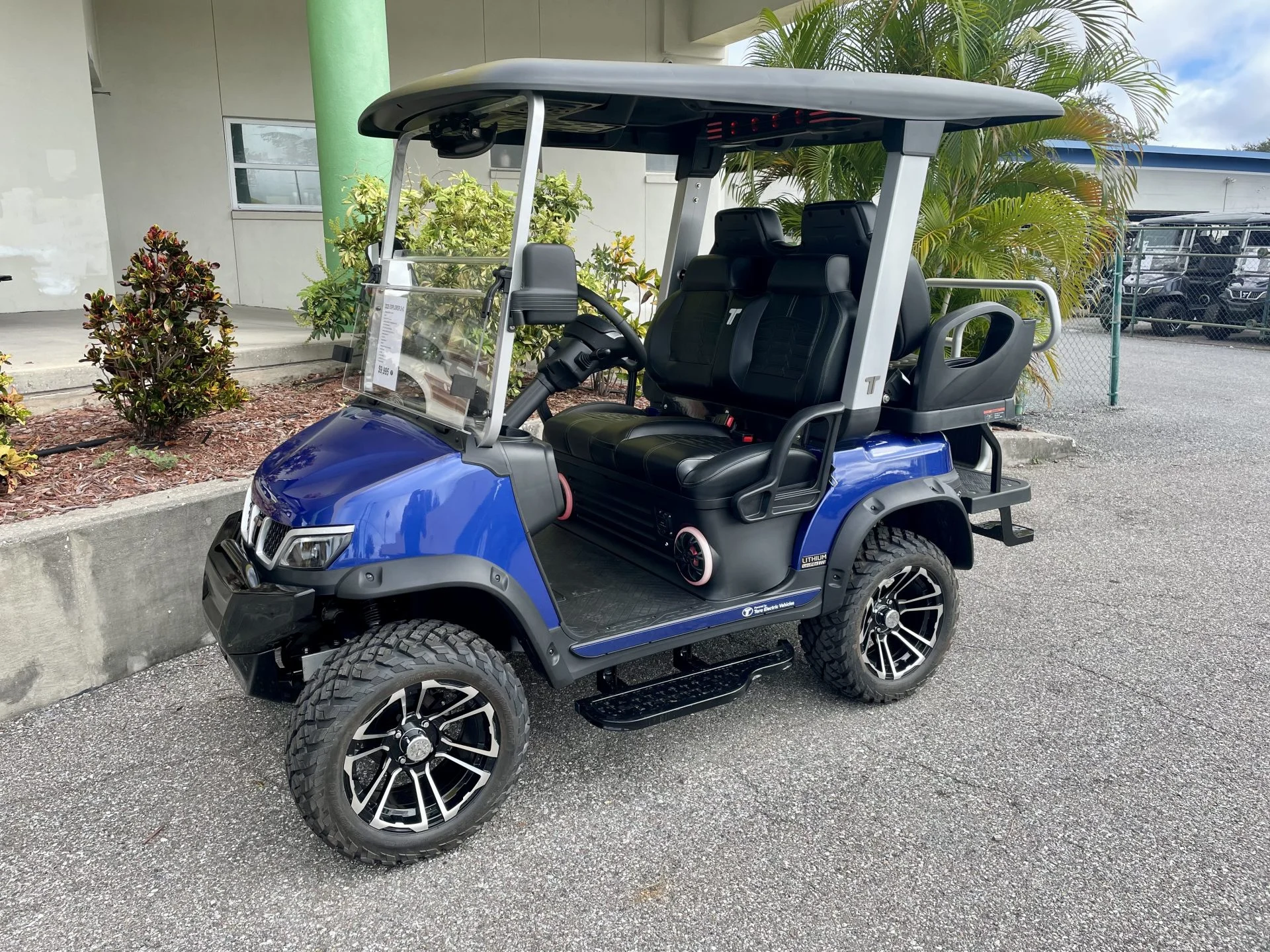 2026 Explorer 2+2 Tara Golf Cart for Sale (Electric Blue)564466